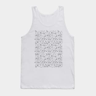 Playing cats Pattern Tank Top